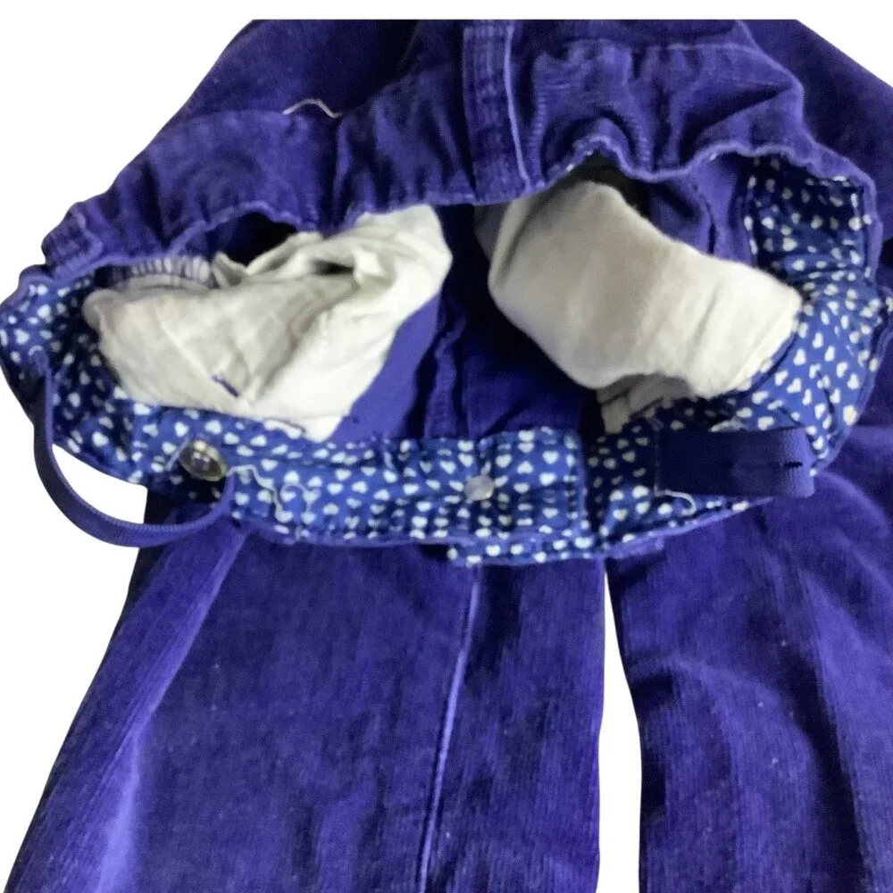 The Children’s Place Girls Corduroy Purple Flare Pants‎ Size 10 Adjustable Waist